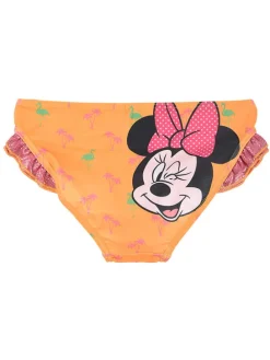 Zwembroek "Minnie" oranje/roze