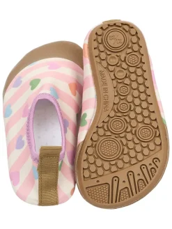 Zwemschoenen lichtroze/beige