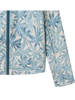 Zwemshirt "Ada" beige/blauw