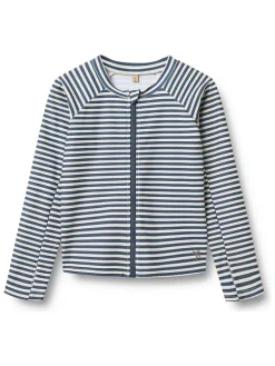 Zwemshirt "Ada" blauw/crème