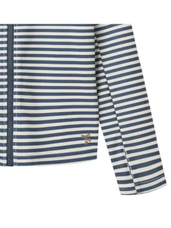 Zwemshirt "Ada" blauw/crème