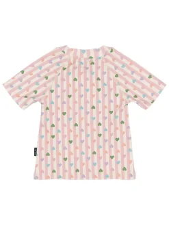Zwemshirt beige/lichtroze