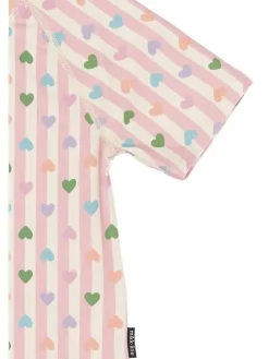 Zwemshirt beige/lichtroze