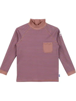 Zwemshirt "Delfiini" paars/lichtbruin