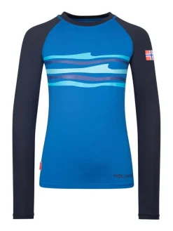 Zwemshirt "Haukland" donkerblauw/blauw