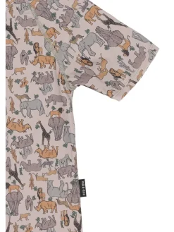 Zwemshirt lichtroze/grijs