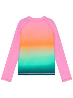 Zwemshirt lichtroze/meerkleurig