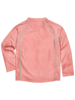 Zwemshirt "Palmen" koraalrood