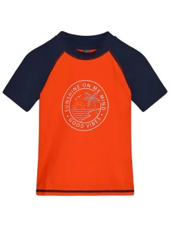 Zwemshirt rood/zwart