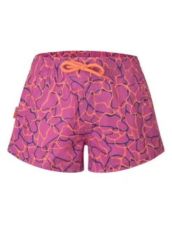 Zwemshorts "Haukland" roze/oranje/donkerblauw