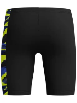 Zwemshorts "H-Boom" zwart/blauw/geel