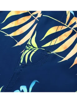 Zwemshorts "Tropics" donkerblauw